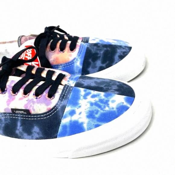 VANS Anaheim 44D Skate Shoes Low Multi Blue Canvas VN0A54F9AXJ Sneaker Size Men - Picture 5 of 10